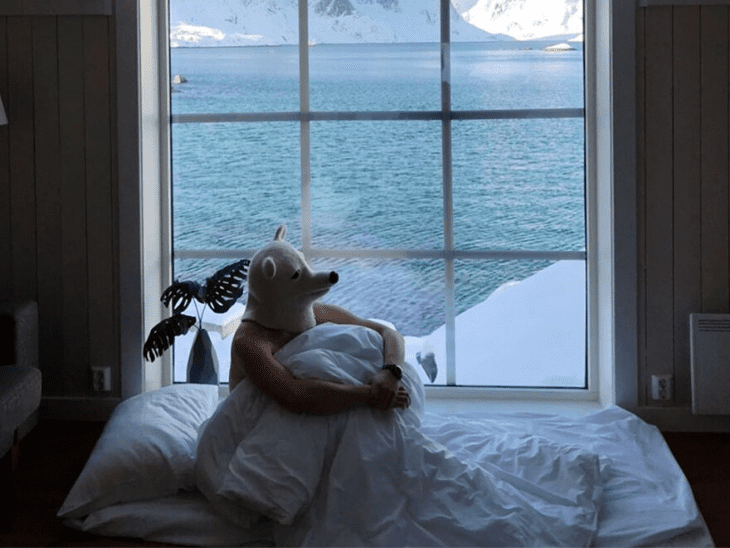 Bed by the Lakeside Window